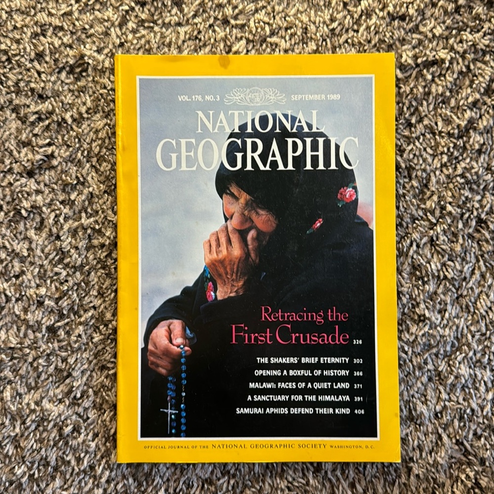 National Geographic Magazine September 1989